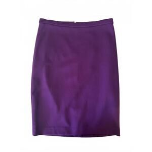 Purple Women's Pencil Skirt with Back Zipper Size 4 Vintage